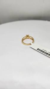 Bague élégante pour femme en or 9 carats, couleur HI, SI, diamant naturel 0,17 ct, plaqué rhodium, certifiée IGI, bijoux fins légers de luxe - Product Image 5