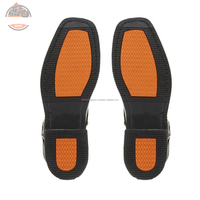 Bottes de moto en cuir Chopper de moto de client de style professionnel bottes de Chopper en cuir de qualité supérieure en gros