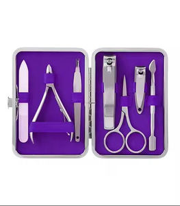 Kit de Soins des Ongles Professionnel Classique Complet Manucure Pédicure en Acier Inoxydable, Trousse de Toilettage Individuelle 4-en-1 avec Coupe-Ongles, Idéal pour les Voyages - Product Image 3