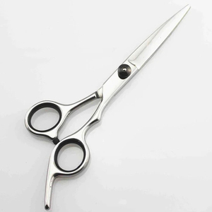Customized High Quality 4cr13 Stainless Steel Straight Non Foldable Right Handed <b>Barber</b> Scissors Sharp <b>Blade</b> For Hair Cutting - Product Image 4