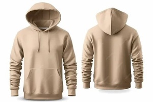 Sudadera con capucha unisex de forro polar grueso para invierno, holgada, antiencogimiento, estilo urbano, con logo grande y bolsillo con pedrería para hombre - Product Image 6