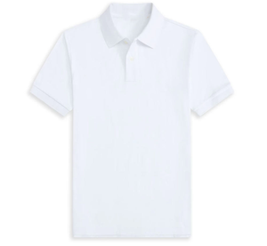 Camisa de Hombre con Cuello Camisero, Holgada, de Color Sólido, 100% Algodón, Tejida, Estampada, Bordada, de Manga Corta, con Bolsillo, Antiarrugas - Product Image 1