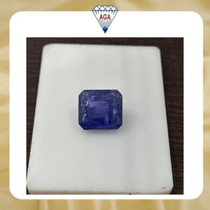 Pierre précieuse naturelle Tanzanite bleue de Tanzanie, taille octogonale, 29,43 carats, chauffée, qualité commerciale, pierre en vrac pour pendentif, pierre naturelle avec inclusions - Product Image 2