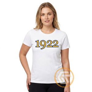 T-shirt décontracté d'été pour femmes de la sororité Sigma Gamma Rho GREEK TREASURES, écologique, respirant, à séchage rapide et anti-plis, vente en gros - Product Image 3