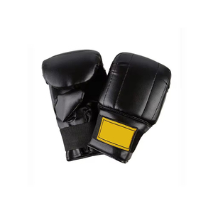 Gants lestés en cuir pour MMA, grappling, entraînement au sac de frappe, sparring, boxe, arts martiaux, avec sangle de poignet réglable et antidérapante - Product Image 4