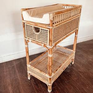 Table à langer en rotin artisanale, meilleur prix, meubles pour bébés et enfants, vente en gros - Product Image 6