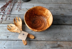 Tazón de madera, cuenco de madera, tazones, tazón para ensalada, regalo de madera, regalo de cumpleaños, regalo para ella, regalo para él, regalo de cocina, regalo de Navidad - Product Image 3