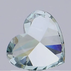 Diamant de laboratoire taille cœur vert, couleur vert foncé fantaisie, pierre lâche pour bague de fiançailles ou bijoux fins - Product Image 2