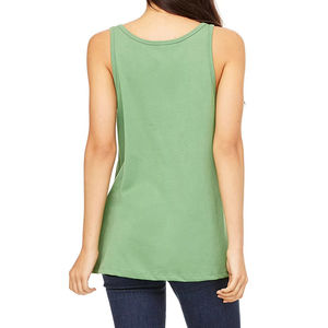 Débardeurs pour femmes tendance, best-sellers, avec logo, coupe ajustée, unis, longs, pour le fitness et l'entraînement, 100% respirants, durables, OEM - Product Image 3