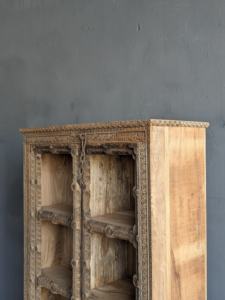 La Mejor Colección de Estanterías de Madera Talladas a Mano, Unidad de Almacenamiento de Arte Antiguo del Himalaya - Product Image 2