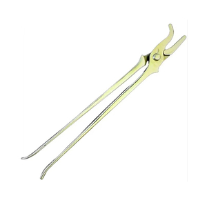 Instrumentos Veterinarios de Acero Inoxidable Aprobados por CE e ISO, Herramientas de Peluquería Equina Chapadas en Oro, Clinchers - Product Image 1
