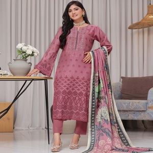 Elegante ropa india y pakistaní de algodón moderno para mujer NAIN TARA Vol Bin Hameed Salwar Kameez Conjunto elegante trajes paquistaníes - Product Image 2