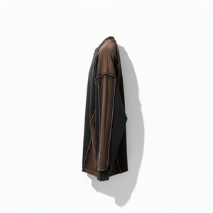 เสื้อยืดแขนสั้นสไตล์เรโทรวินเทจสำหรับผู้ชายและผู้หญิง-ผ้าฝ้าย 100% ปักลายโลโก้ด้านหน้า ทรงโอเวอร์ไซส์ เป็นมิตรกับสิ่งแวดล้อม BLACKTHORN - Product Image 3