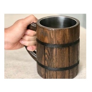 Mug en bois écologique, léger et durable, pour un usage quotidien à la maison, disponible à un prix compétitif - Product Image 1