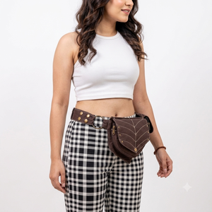 Sac banane en toile de coton avec compartiments spacieux pour passeport, argent, cartes et téléphone, idéal pour les voyages - Vente en gros - Product Image 2