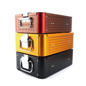 Caja de Esterilización para Instrumentos Quirúrgicos de Aluminio de Grado Médico, Certificada por la CE, de Primera Calidad, Autoclavable y Perforada, en Oferta - Product Image 6