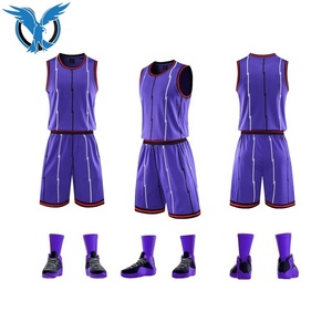 Uniforme de baloncesto con impresión de sublimación, conjunto de uniforme de baloncesto de alta calidad, venta al por mayor, OEM - Product Image 3