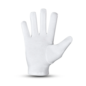 Gants brodés Rite Écossais Chevalerie Maçonnique à bas prix, en coton pur blanc, longueur poignet, séchage rapide, toutes saisons - Product Image 5