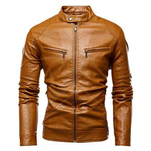Veste de baseball en coton de style décontracté pour hommes de haute qualité impression personnalisée en cuir pur avec capuche et fermeture à glissière - Product Image 1