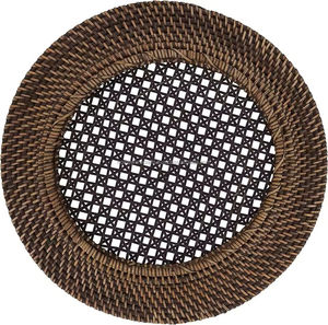 Assiette de service en rotin tressé faite à la main, durable et écologique, vente en gros à bas prix, fabricant vietnamien - Product Image 4