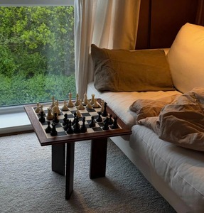 Handmade <b>Wooden</b> <b>Chess</b> <b>Set</b> With Board Modern Design For Home Decoration Rectangle Shape Polished Finish Tabletop Use - Product Image 4