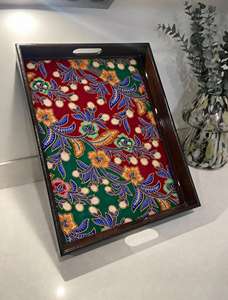 Luxury Durable Eco-Friendly Polished Solid Wooden Handcrafted <b>Rectangle</b> Serving Tray Handles <b>Coffee</b> <b>Table</b> Party Wedding Birthday - Product Image 1