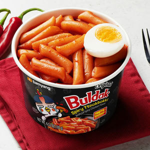 Comida Coreana Auténtica, Edición Premium, Producto en Oferta, Samyang Buldak, Topokki Picante con Sabor a Pollo, 185g, Alta Calidad - Product Image 4