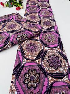 High Quality African Wax Print Ankara Cotton Fabric Dresses Party Wear Wedding Decor Wholesale Export Textile - Product Image 5