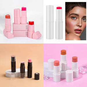 Multi-Use <b>Cream</b> Blush Stick for Face <b>Lips</b> & Eyes Waterproof Long-Lasting High Pigment Natural Flush Makeup Stick Private Label - Product Image 2