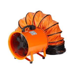 Portable <b>12</b>-<b>Inch</b> Heavy Duty Cylinder <b>Fan</b> 560W Exhaust Blower 33ft Duct Hose 2894CFM Industrial Strength Industrial <b>Fans</b> - Product Image 5