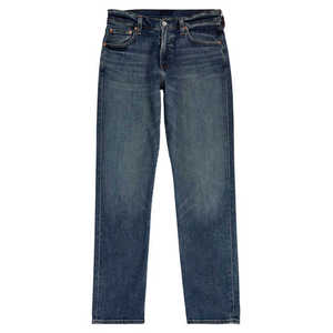 Jean Homme Coupe Bootcut Vintage Personnalisé 100% Coton Séchage Rapide Délavé Taille Mi-Haute Léger Couleur Unie - Product Image 1