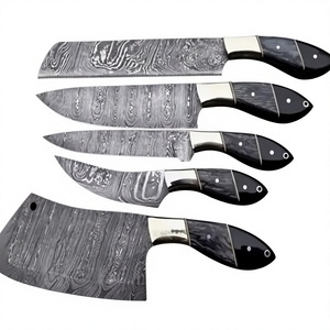 Ensemble de couteaux de cuisine en acier Damas de qualité supérieure Pak Enterprises, couteaux de chef professionnels faits à la main, couteau à découper, manche en bois de noyer, 8 pouces - Product Image 1
