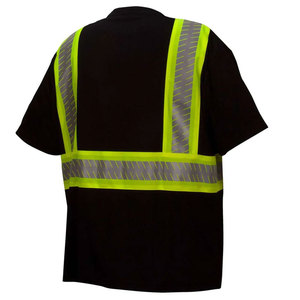 OEM Working Uniform Short Sleeve T-Shirt Reflective 100% Cotton Fabric Protection Construction T-Shirts - Product Image 2