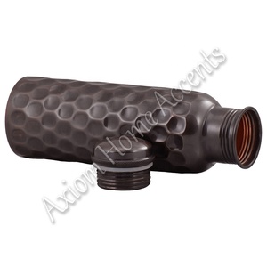 Bouteille d'eau en cuivre pur ml, finition Antique avec Texture martelée de diamant, coussins de santé aiherpaire par axion pour la maison - Product Image 2