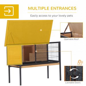 Recinto di Lusso per Piccoli Animali, Gabbia Pieghevole in Plastica, Recinzione Personalizzata con Motivo Quadrato per Conigli, Cani, Gatti, Polli, in Scatola - Product Image 4