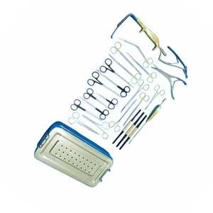 ชุดเครื่องมือผ่าตัดเสริมความงามสำหรับสุนัข 25 ชิ้น ประกอบด้วยกรรไกร ตะไบ คีม และอุปกรณ์ยกกระชับใบหน้าและคิ้ว - Product Image 2