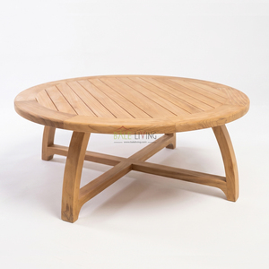 Makalu <b>Round</b> Wood Coffee <b>Table</b> Modern <b>Garden</b> High Quality Teak Handmade Furniture Outdoor - Product Image 6