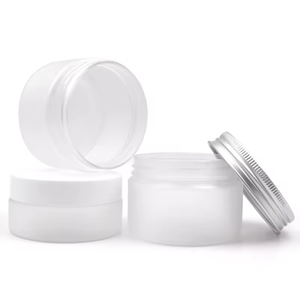 Cosmetic Jars Wholesale from Vietnam <b>Body</b> <b>Scrub</b> Cream with Lid Frosted White PET Jars 4oz 100ml 120ml 150ml Capacity Pavico - Product Image 1