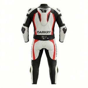 Combinaison de course moto personnalisée en cuir OEM, équipement de moto en gros, vêtements de protection pour la piste, cuir de vachette perforé - Product Image 2