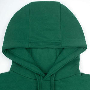 Sudadera con Capucha para Hombre, Color Verde Sólido, 100% Algodón, Felpa Francesa, Transpirable, con Bolsillos, Corte Regular, Ropa Casual de Invierno - Product Image 2