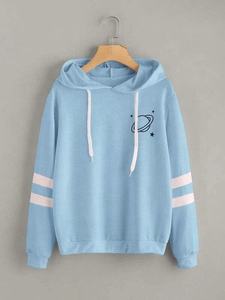 เสื้อฮู้ดผู้หญิงแบบสบายๆ พิมพ์ลายดีไซน์ใหม่ คุณภาพสูง รับสกรีนโลโก้ตามสั่ง ผ้าฟลีซ 100% - Product Image 6