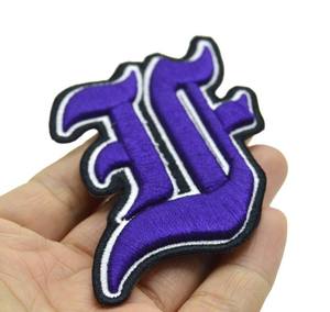 Custom fashion embroidered patch <b>iron</b> <b>on</b> sew <b>on</b> logo <b>badge</b> for clothing apparel hats bags jackets hoodies uniforms woven design - Product Image 6