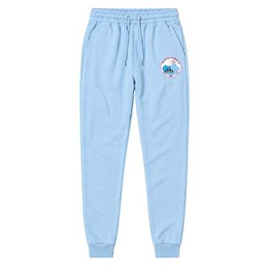Pantalones Deportivos de Felpa Suave con Parche Bordado del Escudo de Jack & Jill en Azul Claro, con Cintura Ajustable con Cordón y Bolsillos Laterales - Product Image 1