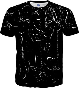 T-shirts d'été pour hommes du fournisseur direct d'usine, 100 % coton peigné, séchage rapide, respirants, motifs personnalisables - Product Image 6