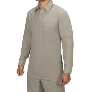 เสื้อเชิ้ตแทคติคอลแขนยาวแห้งเร็ว 3 กระดุม ผ้าพีคโพลีเอสเตอร์ 100% สำหรับผู้ชาย ป้องกันรอยยับ - Product Image 3