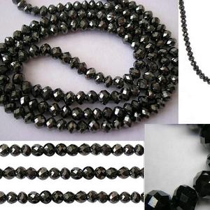 Meilleure vente 3.90-4.10mm diamants naturels taille ronde noire bijoux fins avec finition pierres en vrac de qualité supérieure - Product Image 2