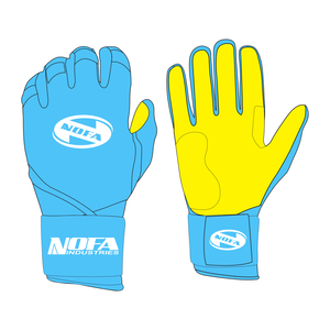 Gants de frappe en cuir rembourrés antidérapants ambidextres Nofa Industries avec fermeture à boucle pour adultes, professionnels, sur mesure XXL XL - Product Image 1