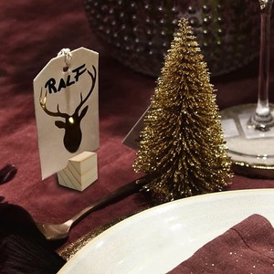 FAIZA CRAFT Porte-cartes en bois Art Déco fait main, étui durable pour cartes de crédit, de débit et d'identité, décoration et accessoire de bureau artisanal - Product Image 5