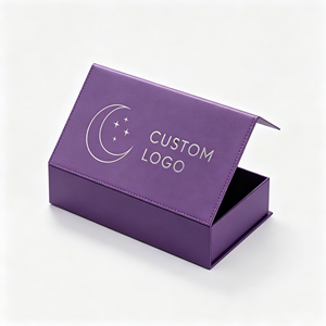 Gold Foil Glossy Elegant New Lamination Insert Design Ribbon Premium Custom Size Top Foam Magnetic Gift <b>Box</b> - Product Image 3