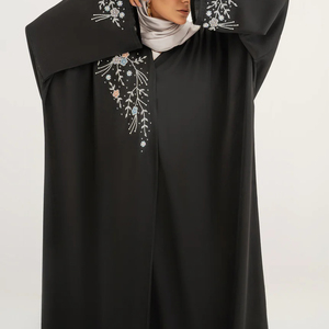 Custom Embroidered Modest Abaya Factory Direct Modern Islamic Fashion Clothing for Boutique Brands and Global Distributors - Product Image 6
